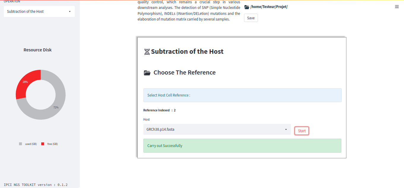 Host Substract