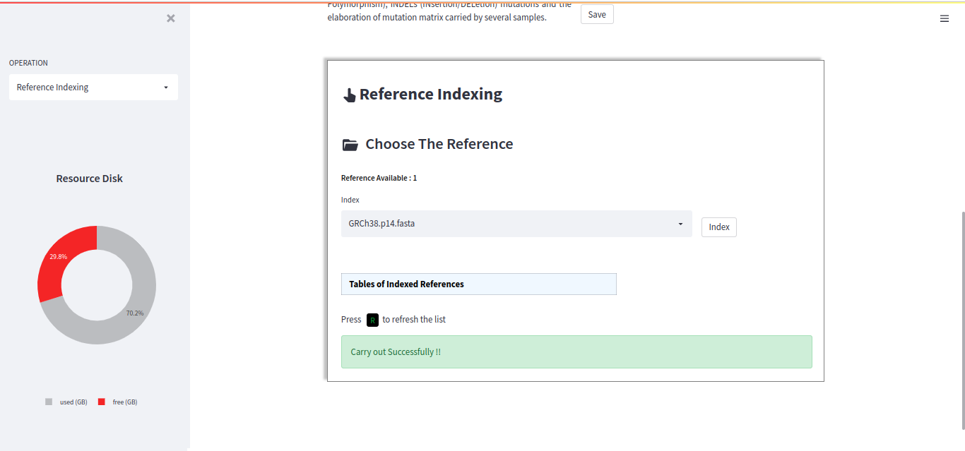 Indexing