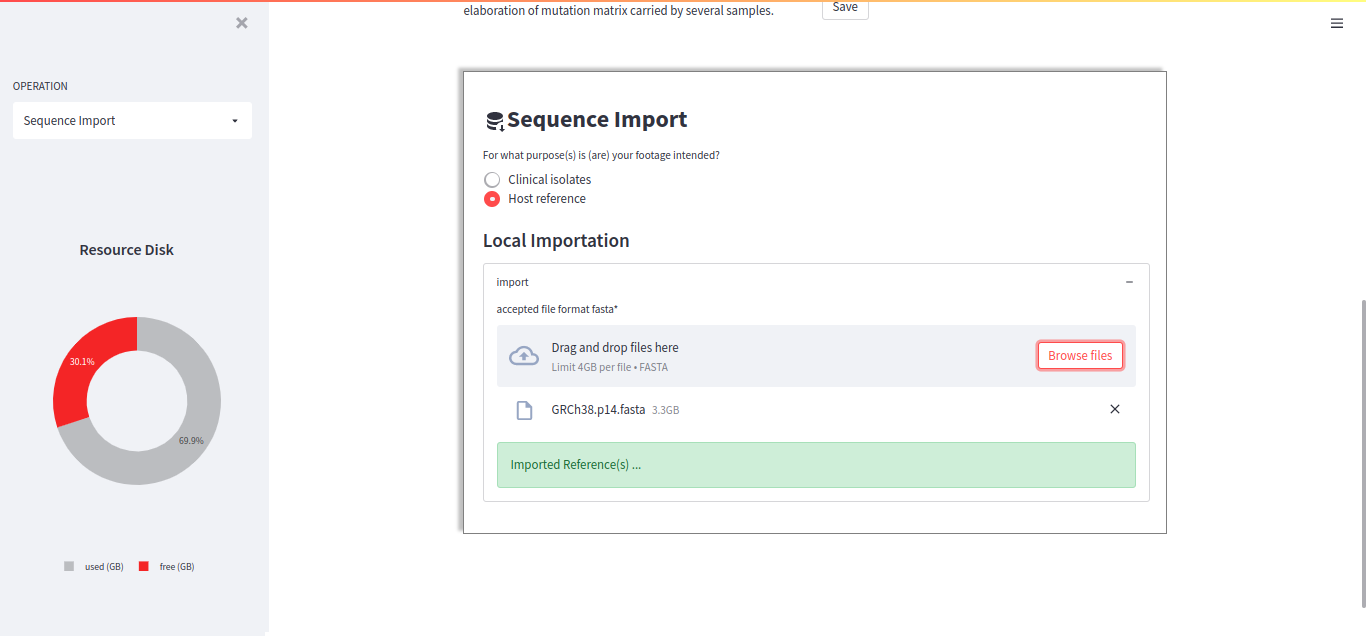 reference import import end